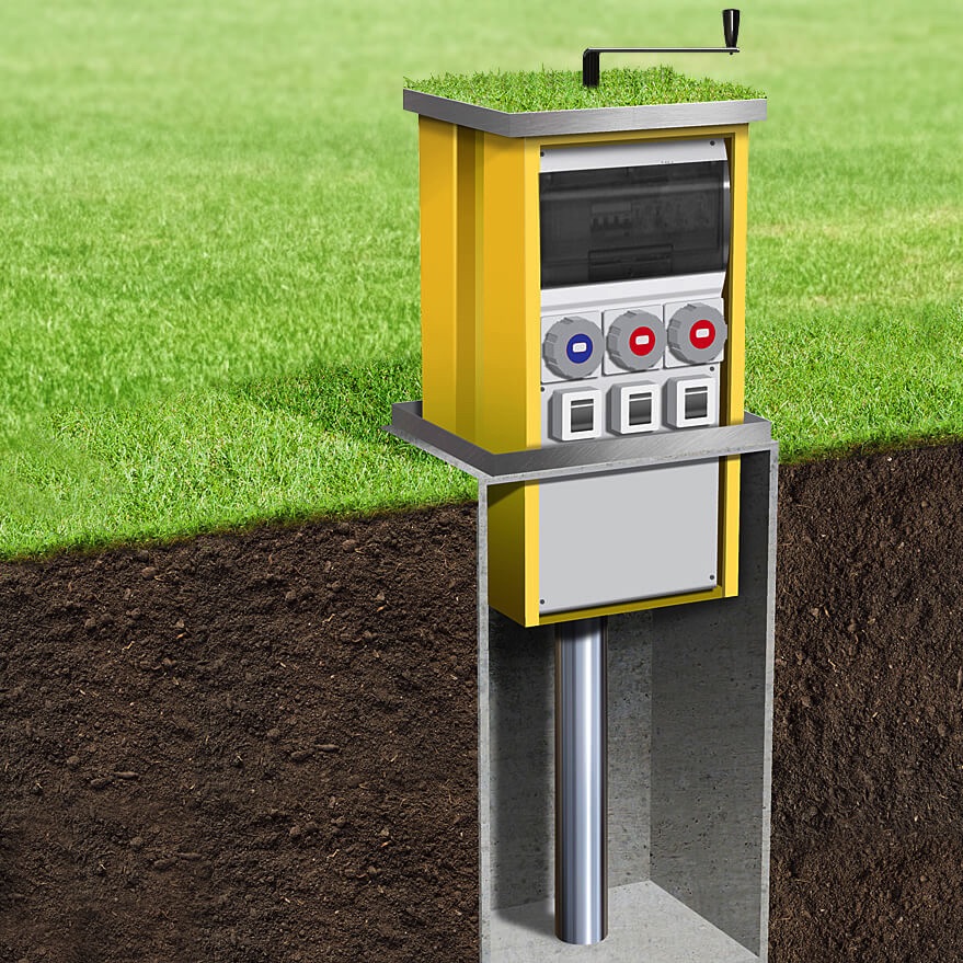 Pop Up Power Supplies Power Bollards